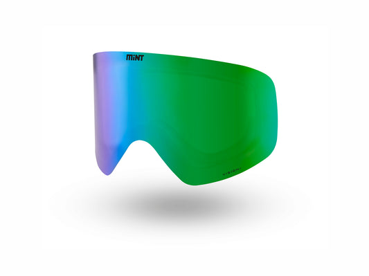 MiNT New Cortina Skibrille Glas Vision+ grün